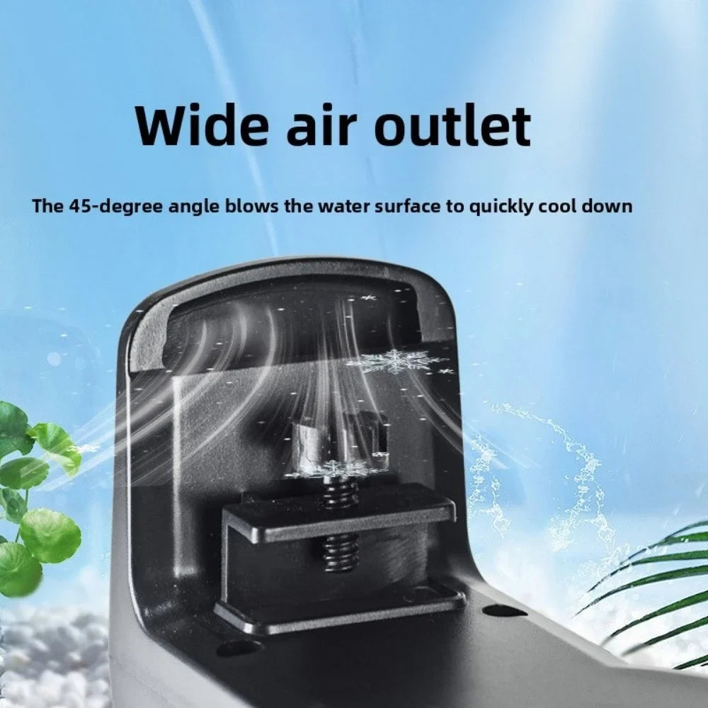 Mini USB Aquarium Cooling Fan (5V, 3W, Speed Regulation, Fish Tank Temperature Control)