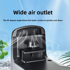Mini USB Aquarium Cooling Fan (5V, 3W, Speed Regulation, Fish Tank Temperature Control)