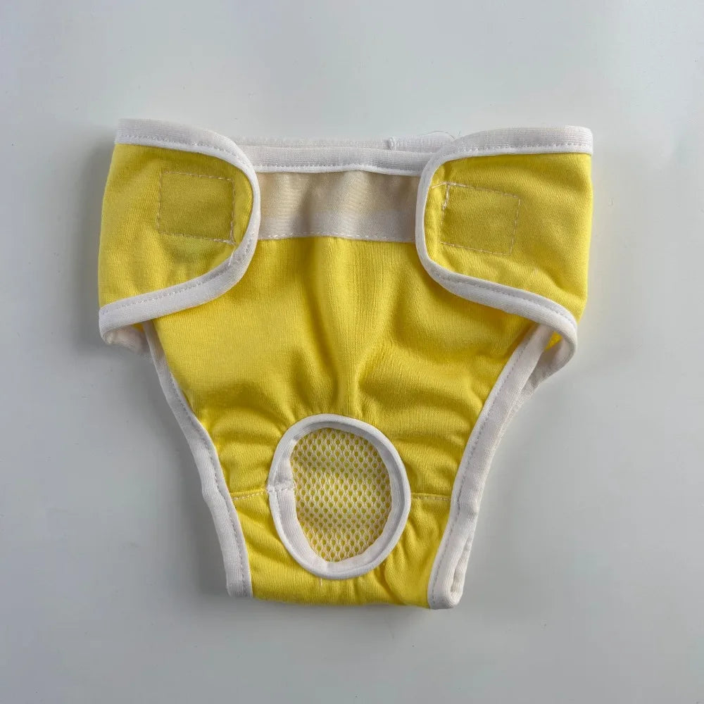Breathable Dog Physiological Pants Leak-proof Adjustable Dog Menstrual Pants Reusable Highly Absorbent Dog Sanitary Panties