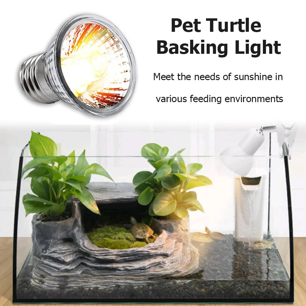 1/2/5/10PCS UVA +UVB Reptile Heating Light Bulb 25/50/75W Snake Turtle Pet Full Spectrum Basking UV Light Bulbs For Amphibians