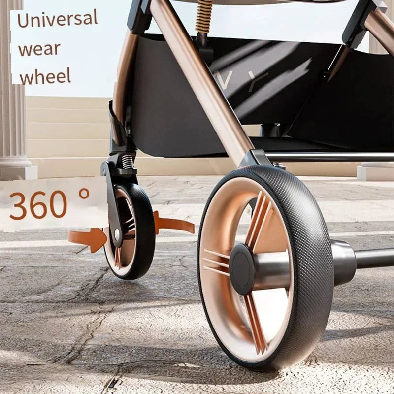 Separable Pet Stroller Pet Cart with Multifunctional Bag Separation Ultra Easy To Carry One Click Collection Cat Dog Stroller