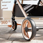 Separable Pet Stroller Pet Cart with Multifunctional Bag Separation Ultra Easy To Carry One Click Collection Cat Dog Stroller