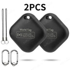 Smart iTag GPS Tracker with Keychain for Apple Find My App - Anti-Loss Locator for Pets, Cars, Kids & Keys (iOS)