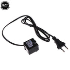 Compact Submersible Filter Pump (1.1M Cord, AC 220V, 3W, Fish Tank Water Pump)