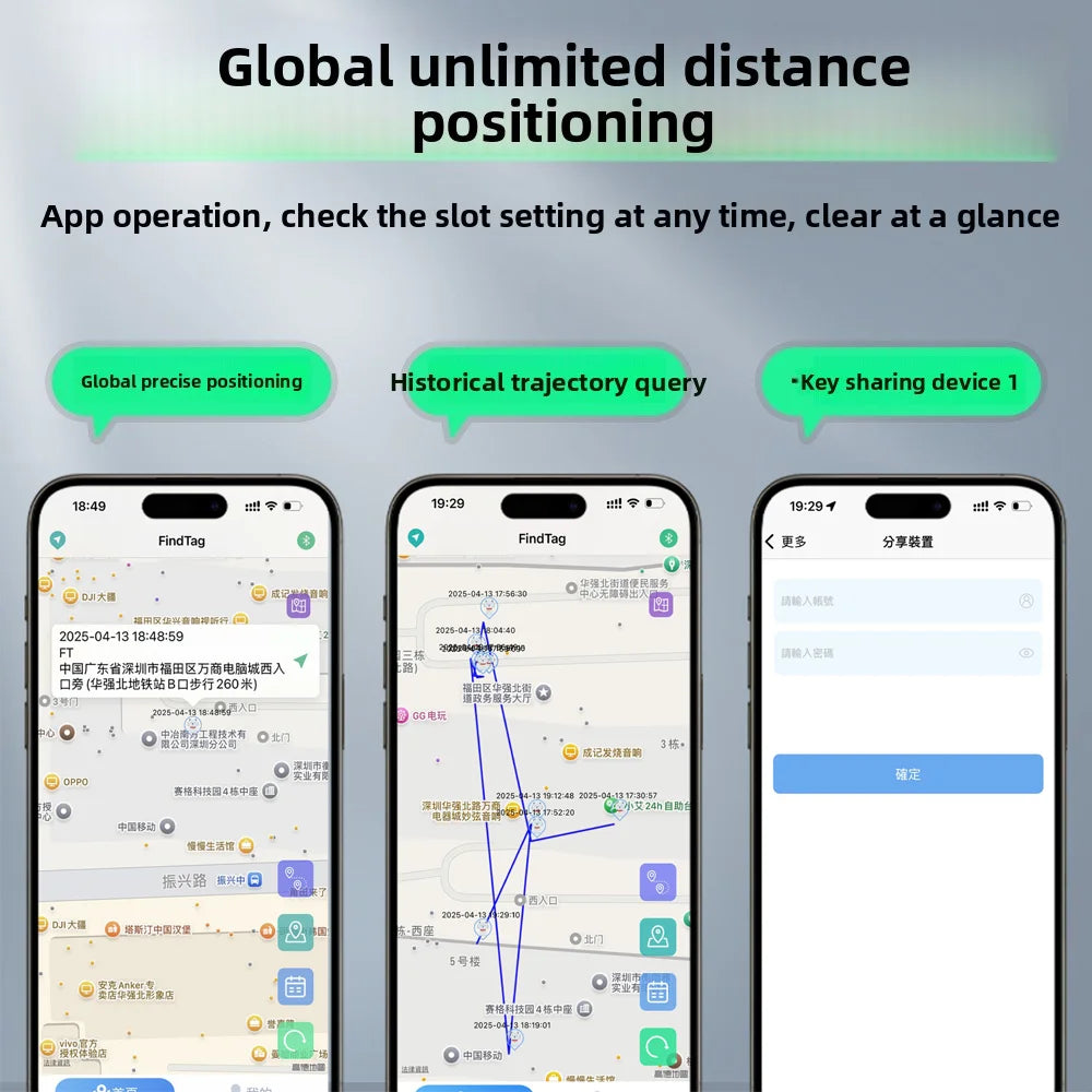 Universal AirTag Alternative Anti-Loss Tracker for iOS & Android - GPS Locator for Elderly, Kids, Cars & Pets