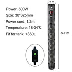 Aquarium Submersible Heater with Thermostat (50–500W, 220V EU Plug)