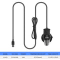 USB Mini Aquarium Heater Rod (Submersible, 18–34°C Adjustable, Thermostat, Fish Tank)