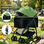 Pet Car Strollers 3in1 Lightweight Foldable Specifically Designed for Walking Dogs Infants Medium-sized Small Dogs Cats Outdoor