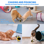 Rechargeable Automatic Electric Cat Ball Toy — Intelligent Self-Rolling Boredom Buster