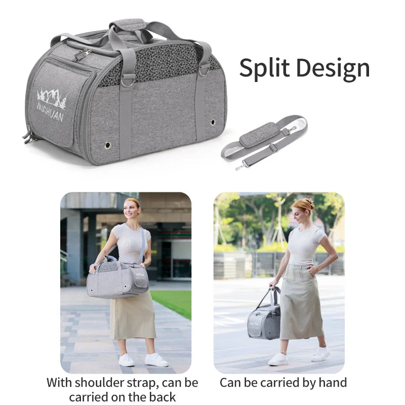 2-in-1 Pet Stroller Backpack (Foldable)