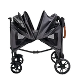 STLFAdjustable Four Wheel Outdoor Pet Stroller Large Capacity Aluminum Tube Dog Travel Carrier Durable Foldable Pet Walking Supp
