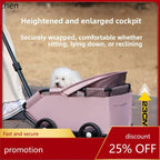 Hxl pet stroller - lightweight, foldable, outdoor pet carrier