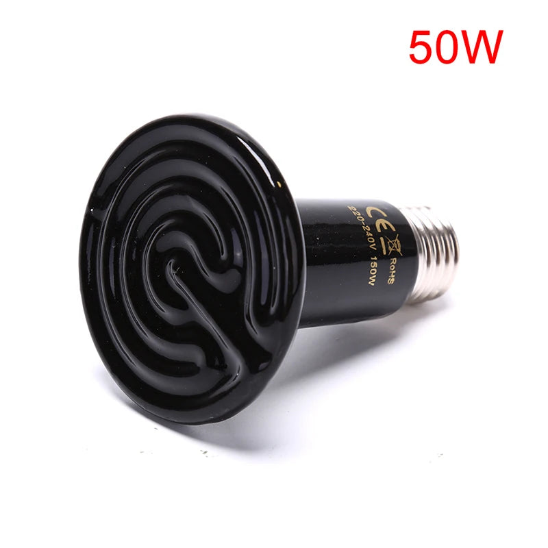 Pet Reptile Far Infrared Ceramic Heating Lamp Heat Emitter Light Bulb