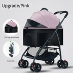 Pet Car Strollers Lightweight Foldable Specifically Designed for Walking Dogs Infants Medium-sized Small Dogs Cats Outdoor