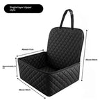 Car Seat Cover for Pets Large Size Waterproof Nonslip Cushion for Dogs and Cats Universal for Cars