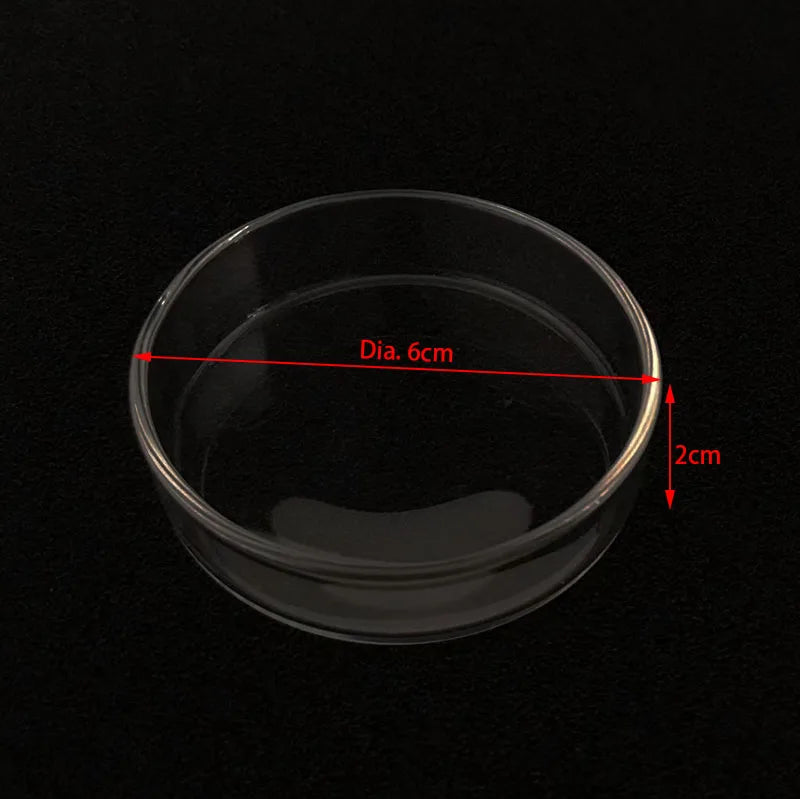 Glass Aquarium Shrimp Feeding Ring & Feeder Dish (Transparent, Floating, Bottom Use)