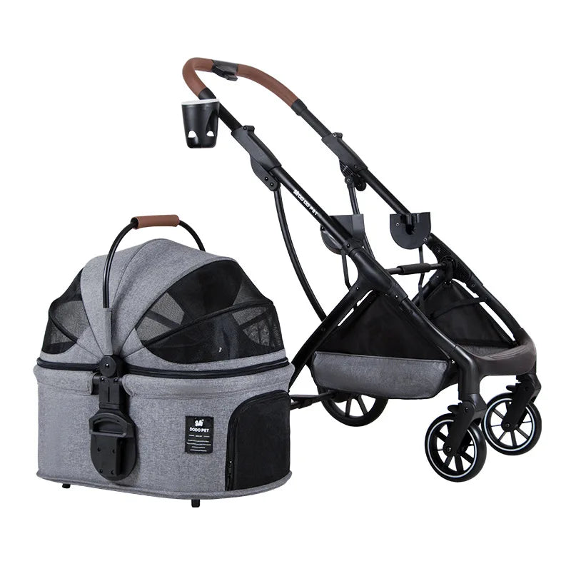 Dodopet Pet Stroller Outdoor Travel Foldable Small Medium Dogs Cats Stroller for Dog Pet Stoller Dog Stroller Dog Trolley