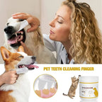 Pet Disposable Cleaning Wipes Dog Teeth Cleaning Finger Wipes Cat Ear and Eye Beauty Wipes Cat Hygiene and Beauty Products 50pcs