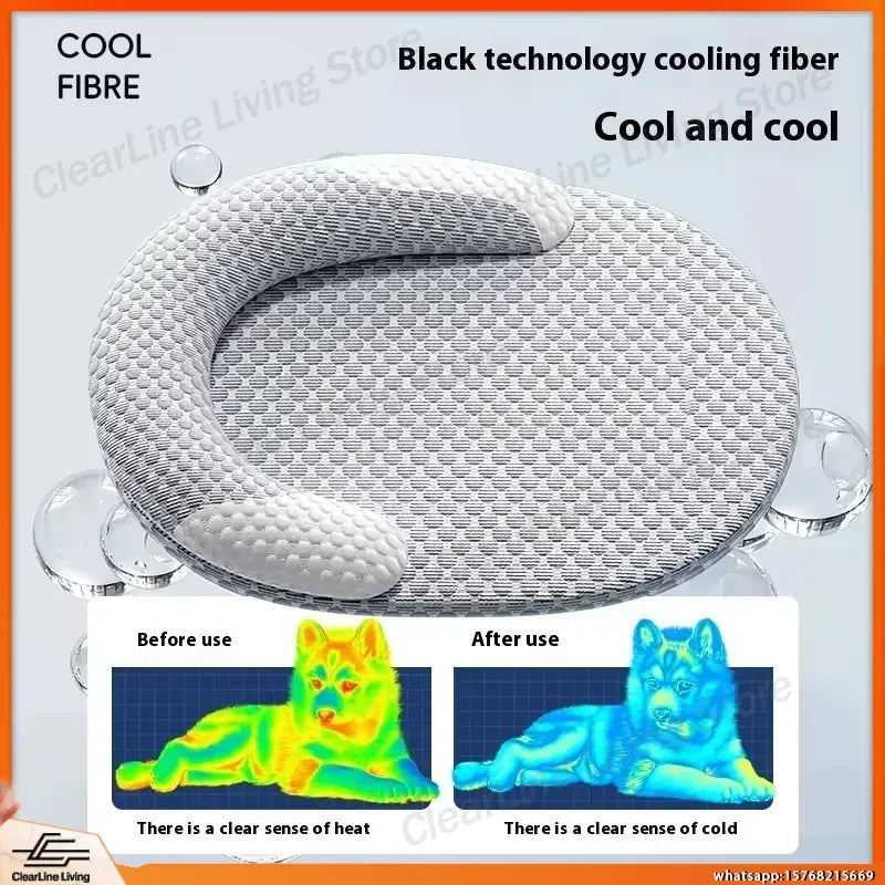 Summer Cooling Mat for Dogs & Cats, Washable (All Sizes)