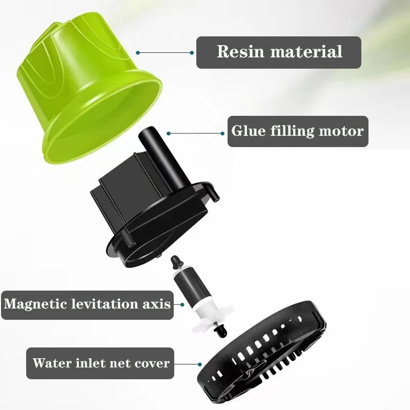 Submersible Water Pump for Aquarium, Pond & Hydroponics (Multi-Flow, Fountain Ready)