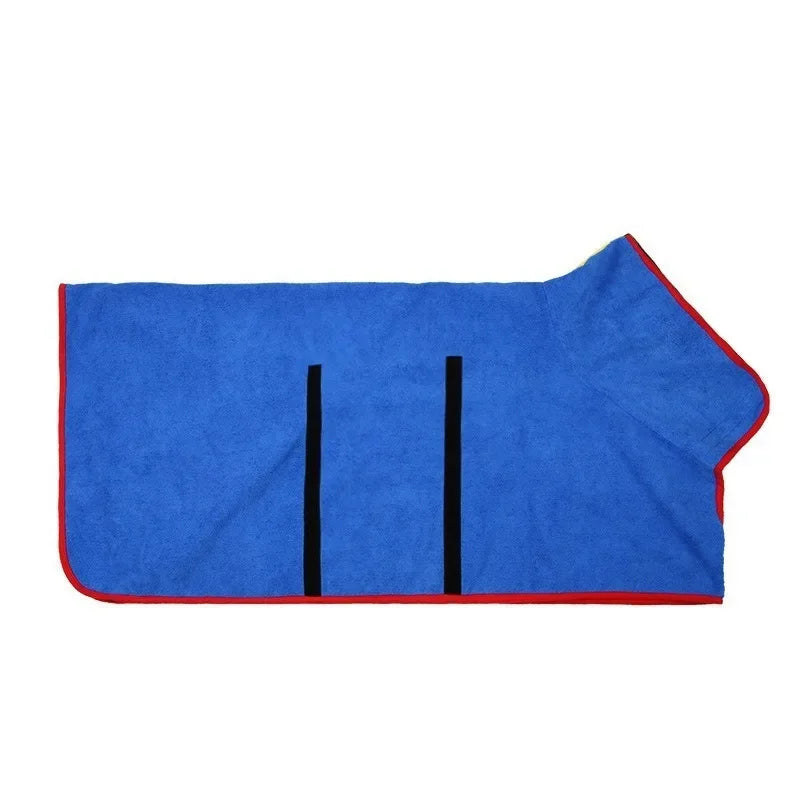 High Quality Pet Bathrobe Absorbent Quick Drying Dog Towel for Large & Small Dogs Cat Bathrobe Clean Pet Supplies Dog Clothes