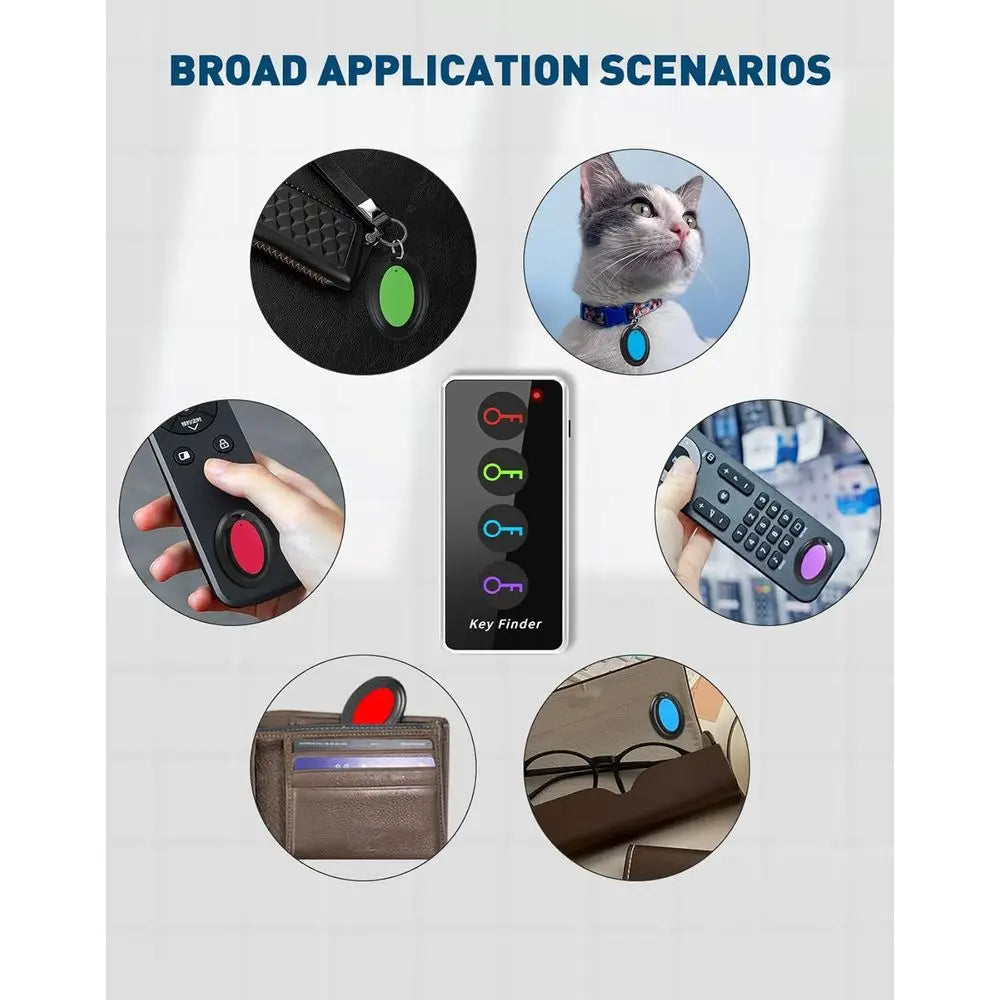 Wireless Item Locator with 85dB Alarm - Find Keys, Wallets & Pets