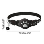 Electronic Smart Pet Locator Collar - Waterproof GPS Anti-Loss Device for Cats & Kittens (iOS & Android)