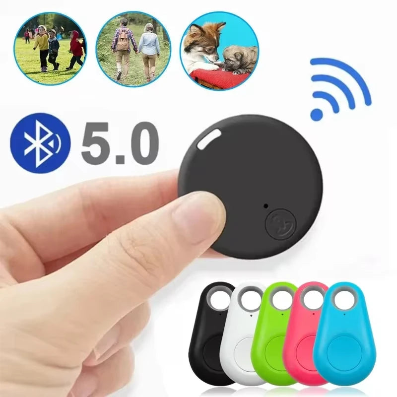 Mini Bluetooth GPS Smart Tag Anti-Loss Alarm - Wallet, Keychain & Pet Child Tracker Key Finder