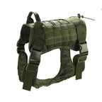 Tactical Camouflage Dog Vest Large Dog Outdoor Training Chest And Back Set Explosive Charge Leash Military Police Dog Equipment