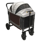 Pet Stroller for Dogs and Cats, Large Space Pet Carrier, Push and Pull Design, Outdoor Travel Cart