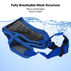 Soft Touch Short Snout Dog Muzzle (Pug & Bulldog, Breathable, Anti-Bite)