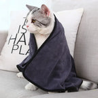 Microfiber Dogs Bath Towel Absorbent Towels Cats Fashion Bath Towel Nano Fiber Bath Towels Cats Quick Drying Towel Pet Supplies