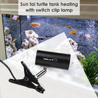 E27 Pet Light Holder UVA UVB Turtle Heating Lamp Bases Set High Temperature Resistance Rotary Clip-on Bulb Lighting