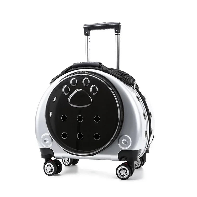 Pet Luggage Transparent Space Capsule Multi-purpose Backpack Cat Bag, Large Capacity Two Portable Small Dogs Outdoor Bag