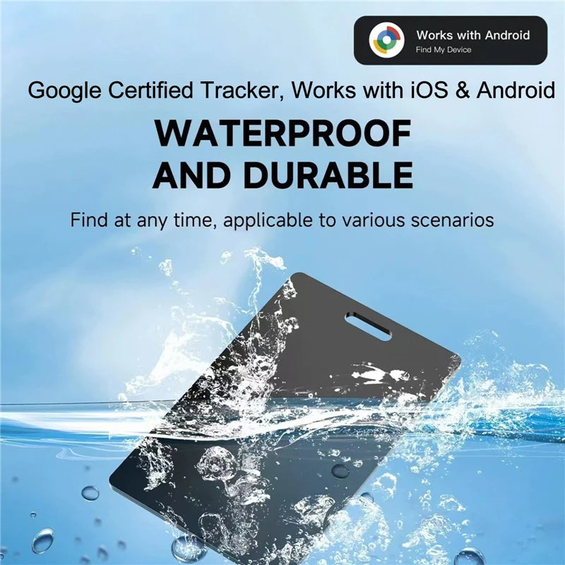 Ultra-Thin GPS Tracker Card for Wallets, Luggage & Passports - Google Find My