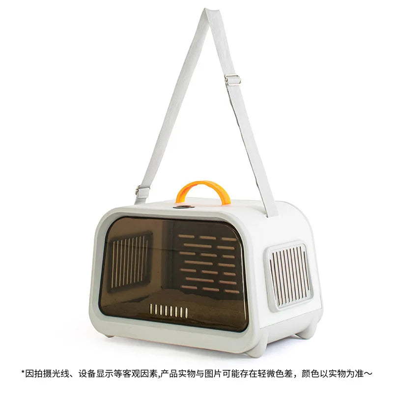 2026 New Portable Pet Space Capsule Carrier, Outdoor Handheld & Crossbody Bag for Cats Small Dogs, Large Capacity Travel Pet Bag