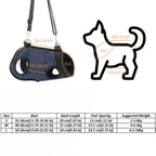 Breathable Dog Sling Harness with Pockets (Adjustable, Soft Carry)