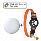 Lightweight Waterproof Smart Cat Tracking Collar - Google Find Hub Compatible Anti-Loss Bluetooth GPS Locator
