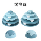 Little Bee Tumbler Turntable Cat Teaser Toy — Self-Righting Interactive Spinning Artifact