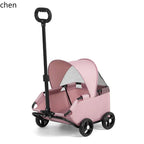 Hxl pet stroller - lightweight, foldable, outdoor pet carrier
