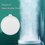 Round Aquarium Air Stone Disk (35–100mm, Oxygen Aerator, Pond & Hydroponics, 1–2 Pack)