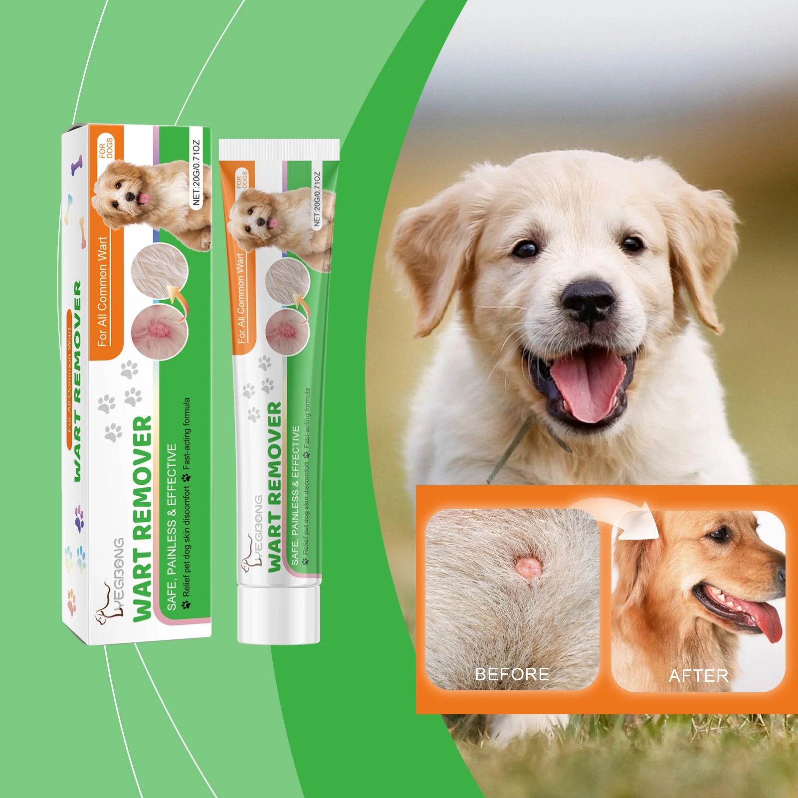 YEGBONG 20g Pet Skin Care Balm Gentle Soothing Natural Formula Vet Recommended Mild Nourishing for All Breeds Sensitive Skin