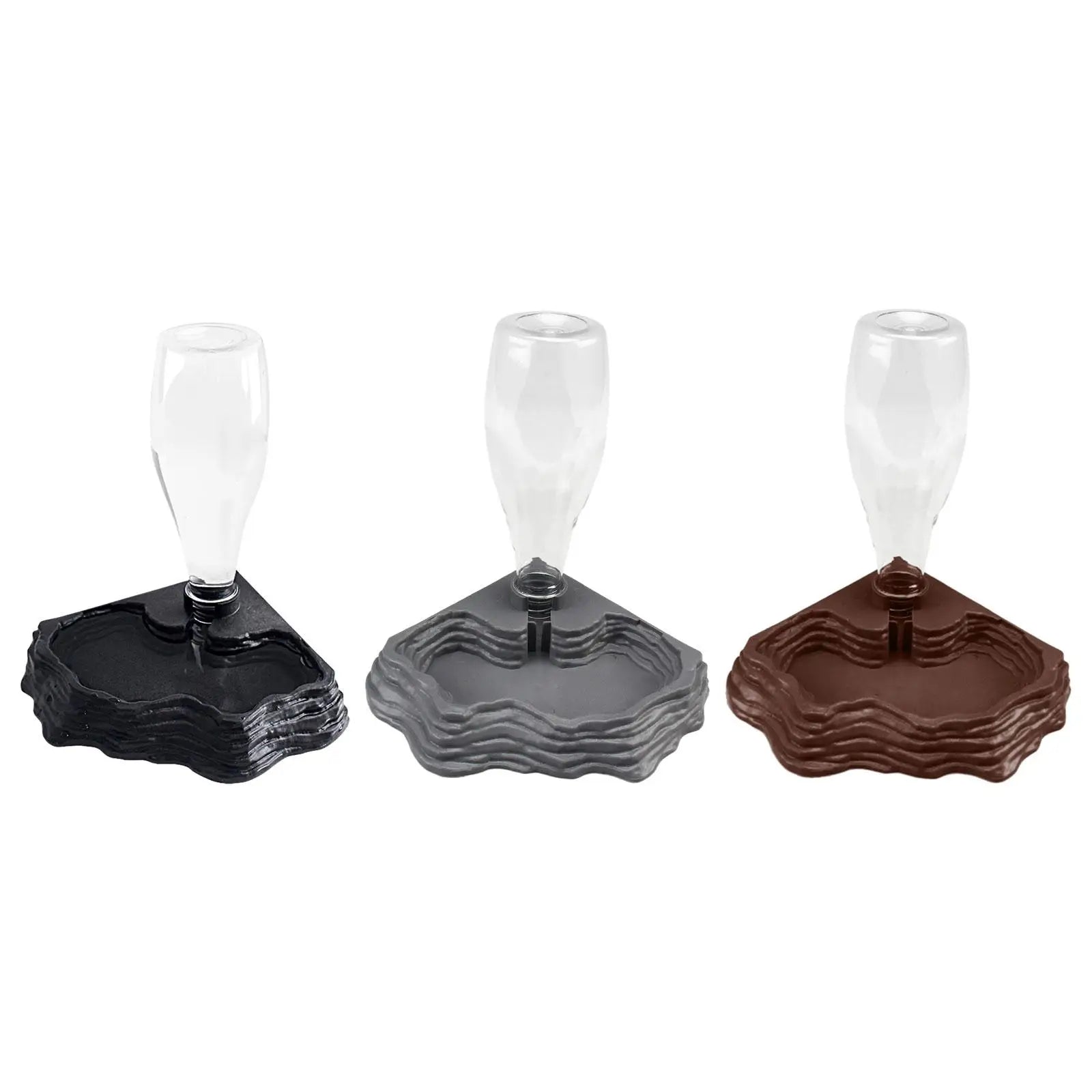 Automatic Reptile Water Dispenser Tank Accessories 400ml Capacity Terrarium Watering Bowl for Lizards Gecko Bearded Dragons