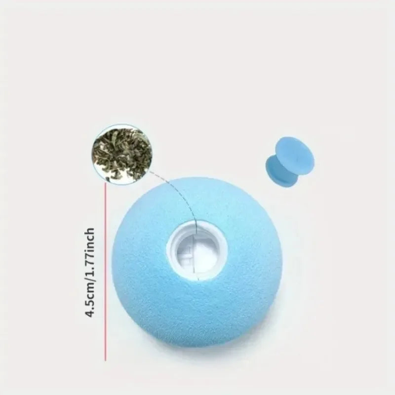 3-Pack Gravitational Catnip Purring & Chirping Ball Cat Toy Set — Self-Play Sensory Teaser