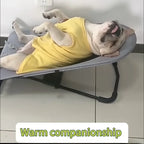 Elevated Folding Pet Rocking Chair for Sunbathing (Under 30lbs)