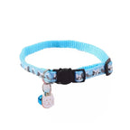 Adjustable Cat Collar with Quick-Release Safety Buckle — Cat Face Pendant & Bell Anti-Lost Necklace