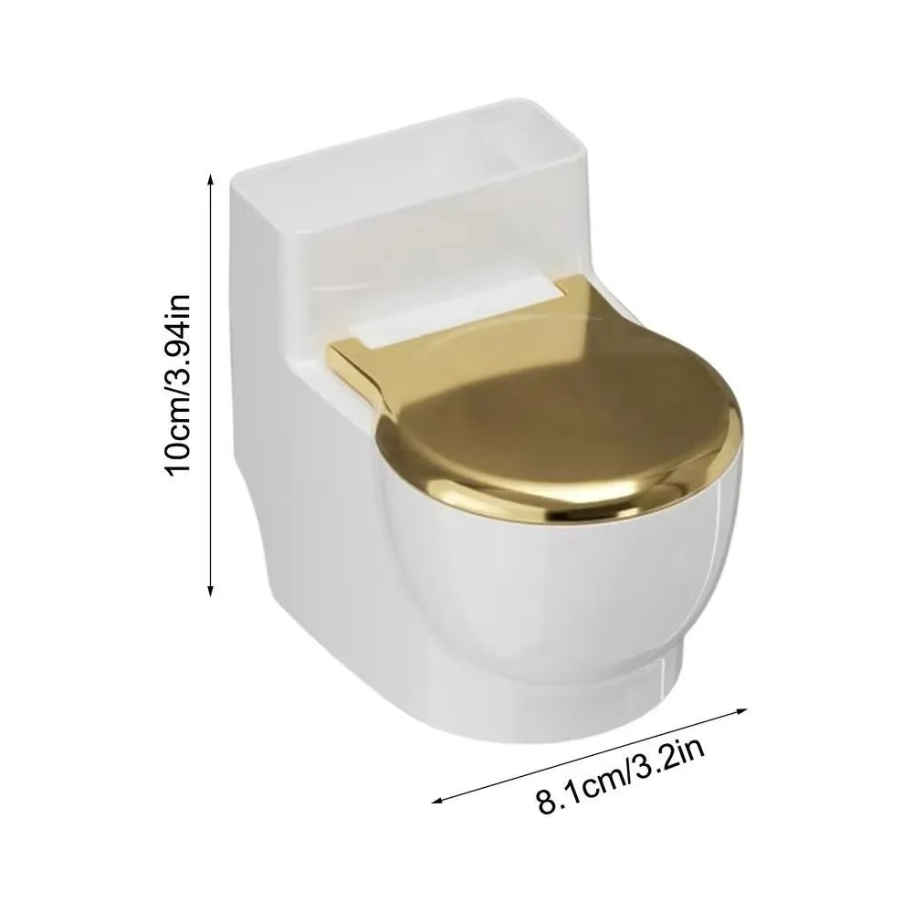 Toilet-Shaped Stainless Steel Pet Water Bowl (Anti-Spill, Non-Slip)