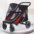 Secure Large Dog Stroller Engineered for Convenient Long-Distance Transport,Dog Show Trolley