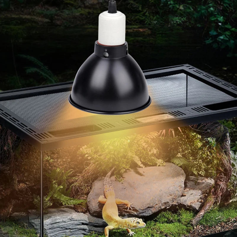300W E27 Reptile Lamp Set Illumination 100-240V UVB Heating Lamp Bracket Pet Light Bulb Bracket Lampshade Emission Lamps Reptile