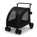 Medium Large Dog & Cat Multi-functional 4-Wheel Fabric Pet Stroller Outdoor Travel Walking Car Portable Foldable